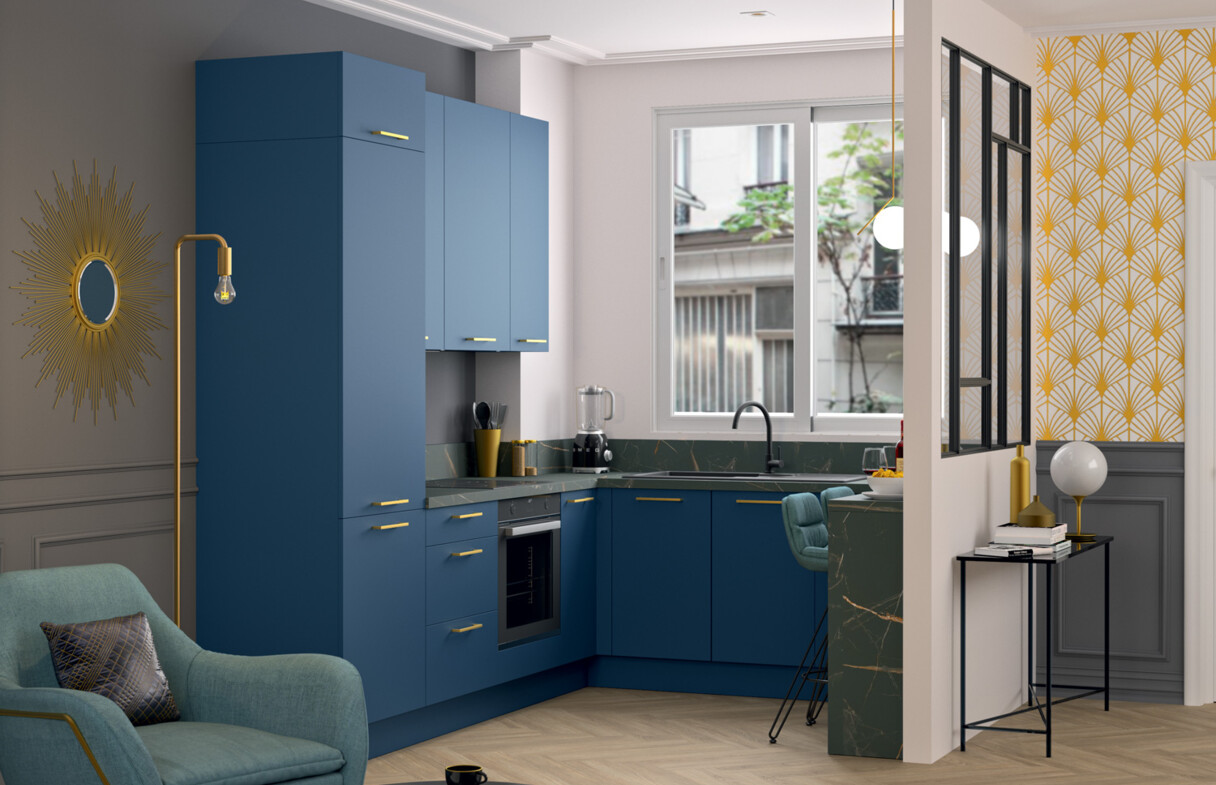 Cuisine bleue : nuances, associations et conseils déco pour votre projet