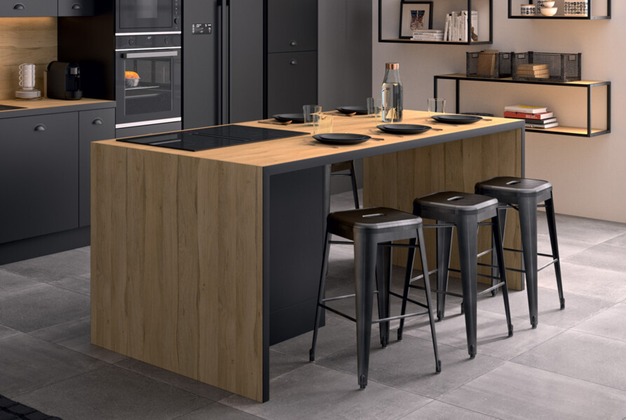 Cuisine ouverte avec îlot central | Conseils Cuisine hygena